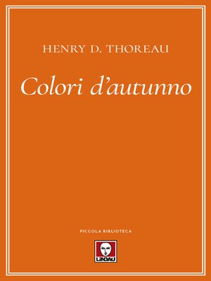 cover image of Colori d'autunno